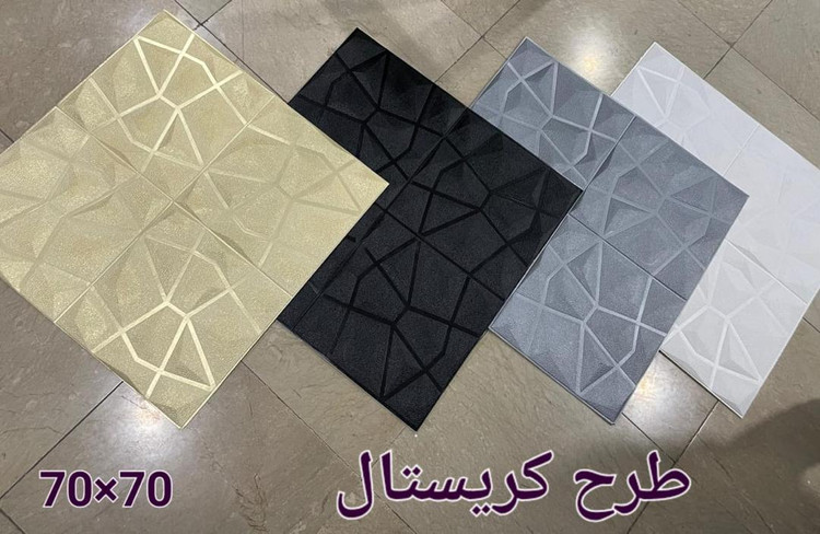 دیوار پوش فومی طرحدار پشت چسبدار